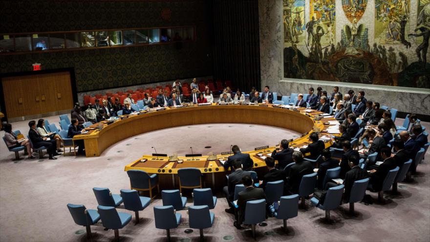 El CSNU celebra una reunión de emergencia en la sede de la ONU sobre la situación en la península de Corea, 5 de julio de 2017.