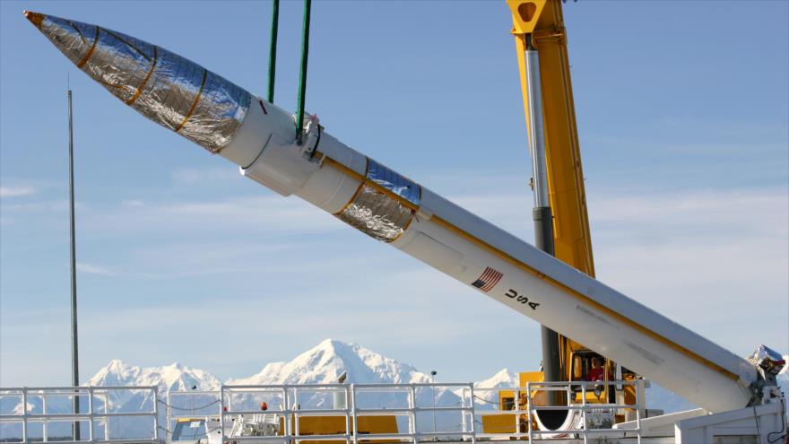 Un misil balístico intercontinental (ICBM, en inglés) de la Fuerza Aérea de EE.UU.