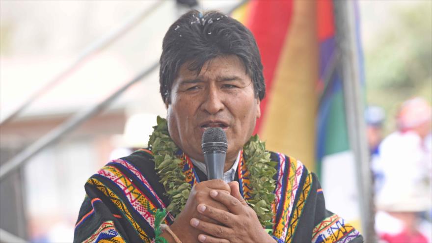 El presidente de Bolivia, Evo Morales, en un acto público en Yungas, departamento de La Paz, 29 de julio de 2017.