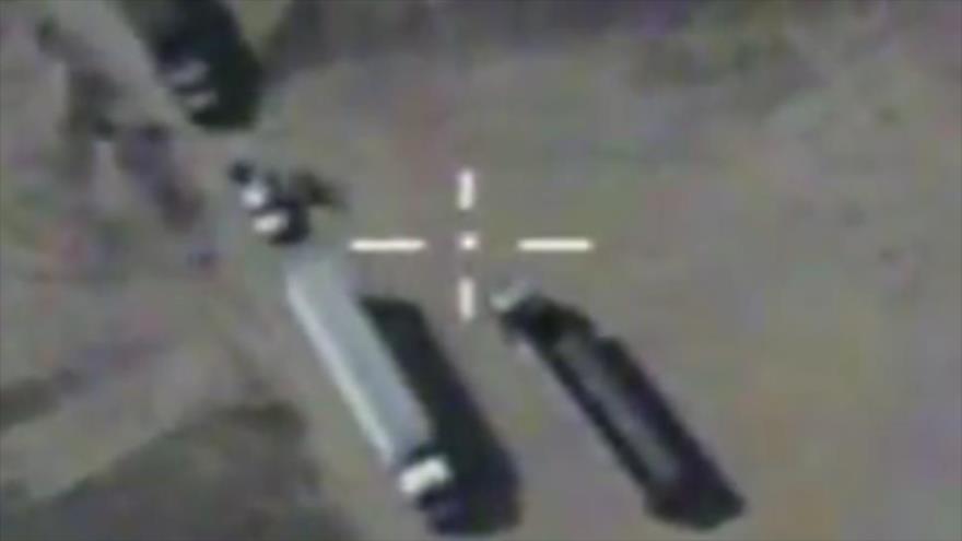 Vídeo: Rusia destruye una caravana de vehículos de Daesh en Siria