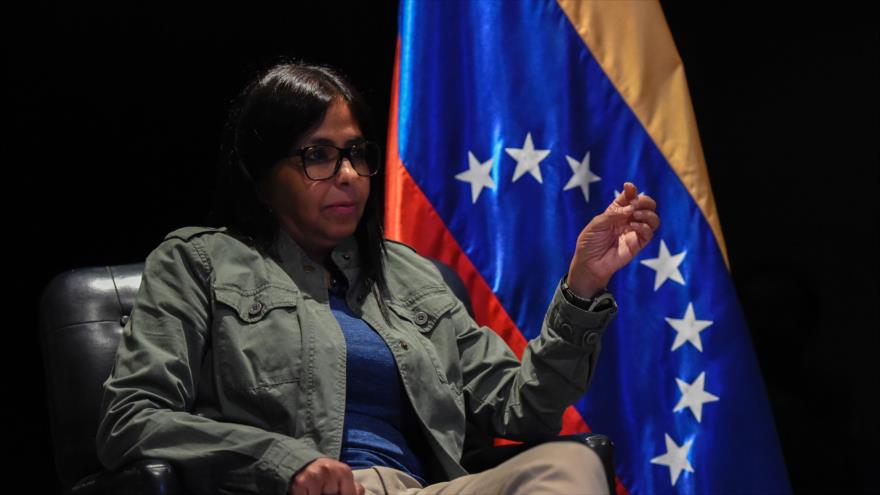 La excanciller de Venezuela y ahora candidata para la Asamblea Nacional Constituyente, Delcy Rodríguez, Caracas, 30 de julio de 2017.