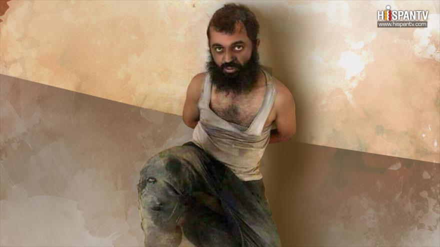 Benyamin Durham, alias Abu Hafsa, un supuesto agente del Mosad detenido en la ciudad iraquí de Mosul.