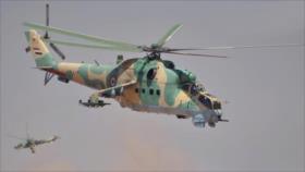 Helicópteros sirios refuerzan apoyo militar anti-Daesh en oeste