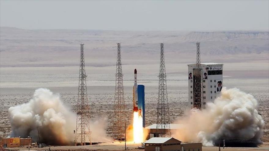 El Centro de Lanzamiento Espacial Imam Jomeini, inaugurado con el lanzamiento del portador del satélite Simorq, 27 de julio de 2017.