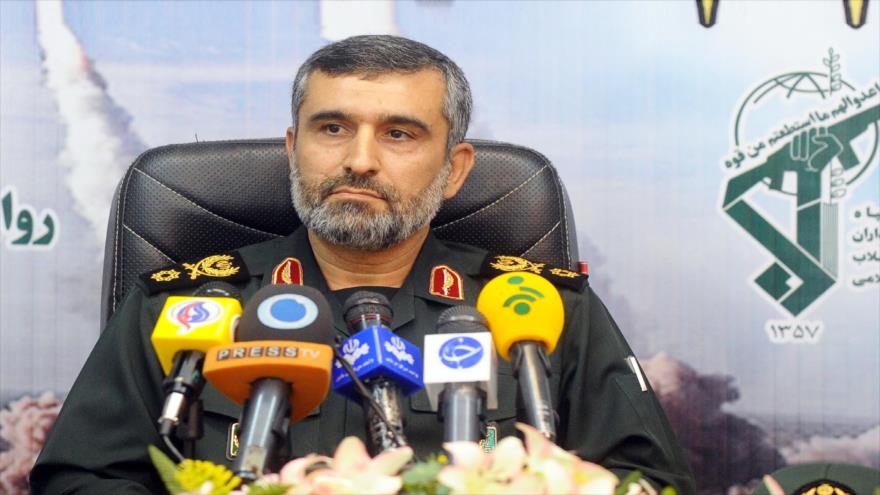 El comandante de la División Aeroespacial del CGRI, el general de brigada Amir Ali Hayizade.