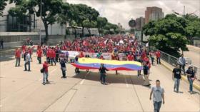 Venezolanos marchan en apoyo a la Asamblea Nacional Constituyente