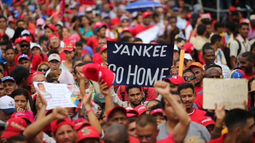 Venezolanos rechazan intervencionismo de EEUU: ‘¡Yankee go home!’