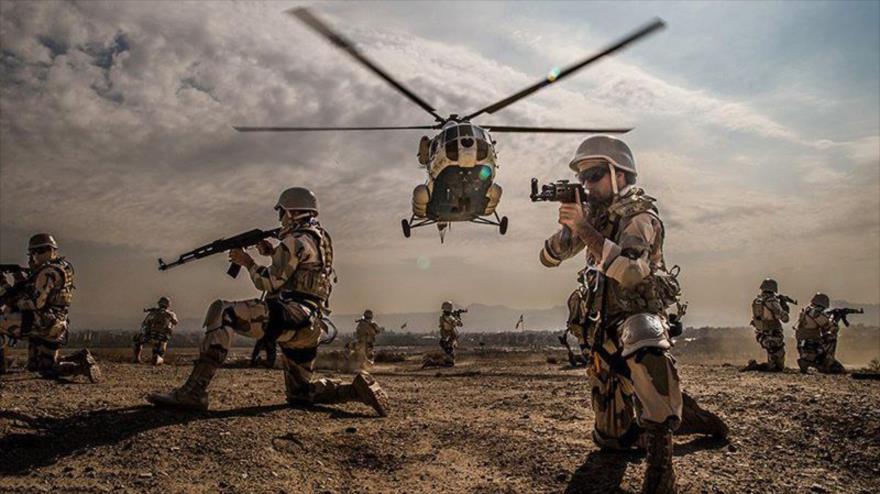 Fuerza especiales de la brigada Fatehin, vinculadas al Cuerpo de Guardianes de la Revolución Islámica de Irán (CGRI).