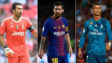 Messi, Ronaldo y Buffon candidatos a Mejor Jugador del Año de UEFA