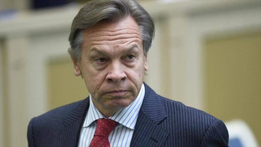 El presidente del Comité de Asuntos Internacionales de la Duma estatal (Senado) de Rusia, Alexei Pushkov.