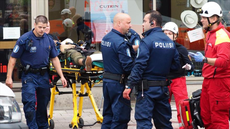 Ataques con cuchillo dejan dos muertos en Finlandia 