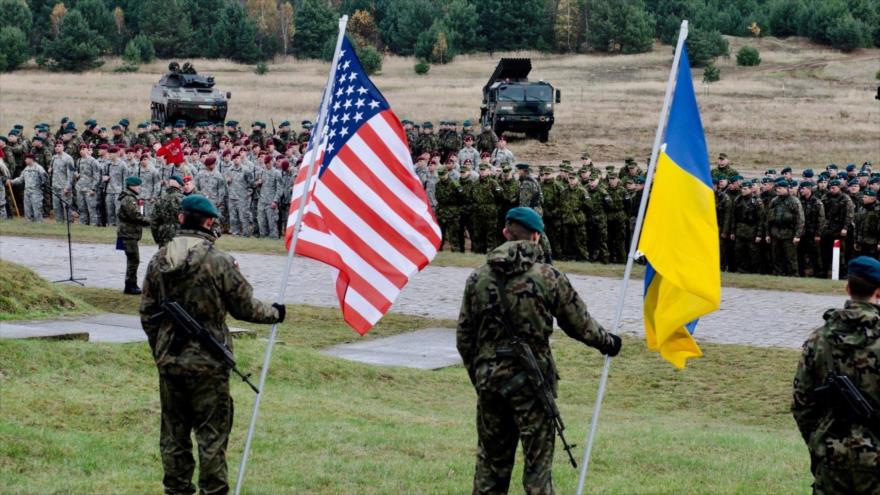 Las fuerzas estadounidenses y ucranianas participan en ejercicios militares conjuntos.