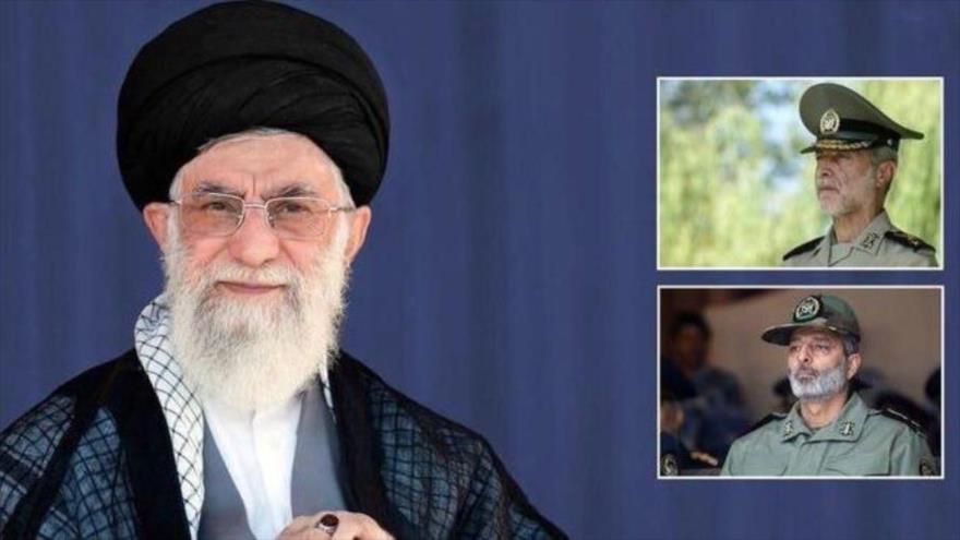 El Líder iraní, el ayatolá Seyed Ali Jamenei, nombra a Ataolá Salehi (arriba) y a Abdul Rahim Musavi como nuevos comandantes militares del país persa.