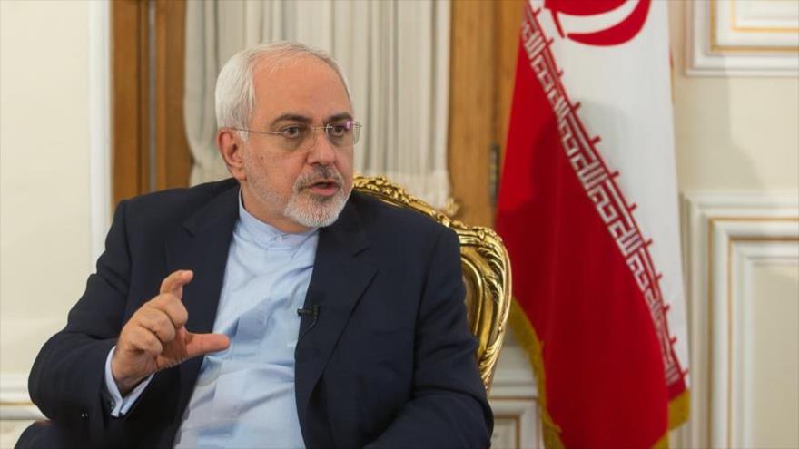 El ministro de Asuntos Exteriores de Irán, Mohamad Yavad Zarif, en una entrevista conta la agencia de noticias persa ISNA.