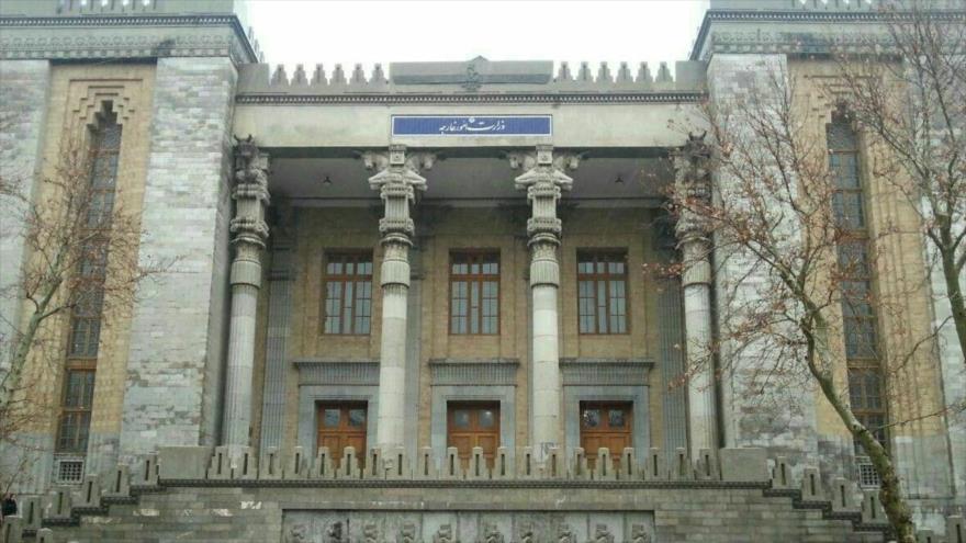 El edificio del Ministerio de Exteriores de Irán en Teherán, la capital persa.