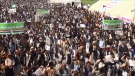Yemeníes expresan su solidaridad con el movimiento Ansarolá