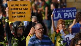 ¡Fuera!: Abuchean al rey y a Rajoy durante marcha en Barcelona