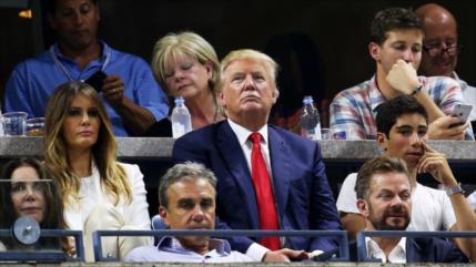 Trump deja su ‘palco lujoso’ para disfrutar del US Open