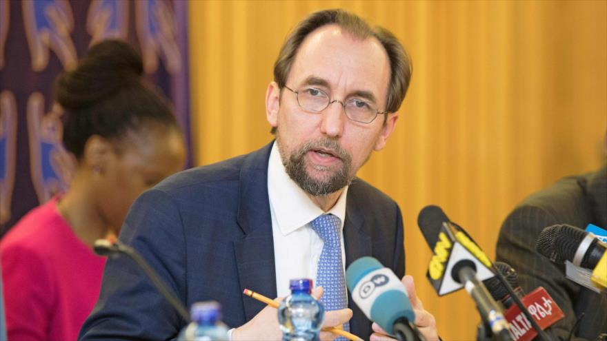 El Alto Comisionado de las Naciones Unidas para los Derechos Humanos (ACNUDH), Zeid Raad al-Husein.