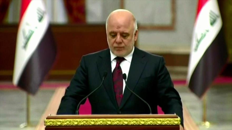 El primer ministro de Irak, Haidar al-Abadi,