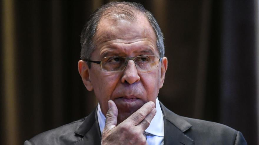 El canciller ruso, Serguei Lavrov, durante una reunión con los estudiantes en Moscú, 1 de septiembre de 2017.