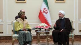 Rohani: Lazos de Irán y Sudáfrica ayudarán a la paz mundial