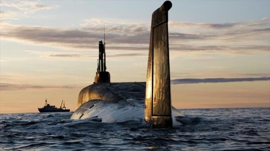 Un submarino de la Armada de la Federación Rusa.
