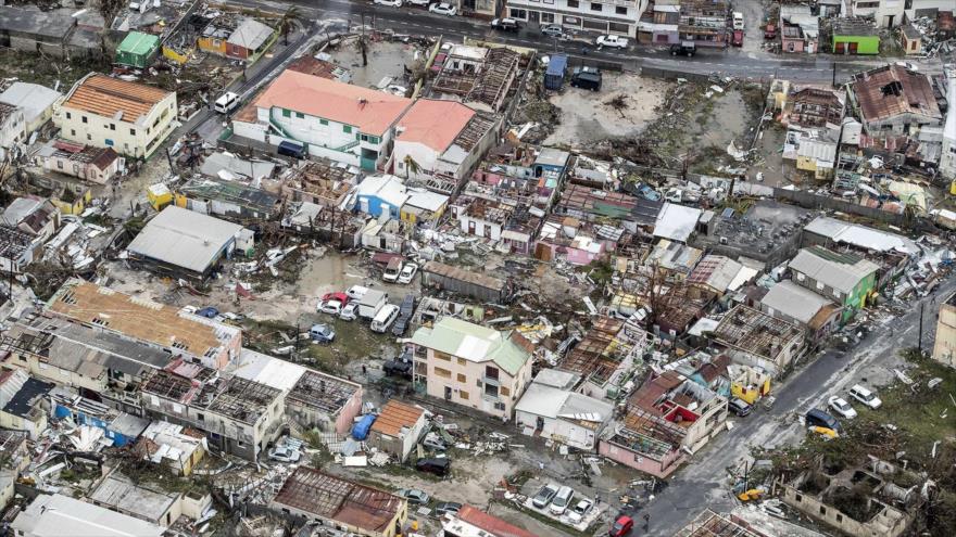 Vean cómo el huracán Irma destroza islas caribeñas