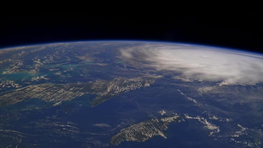 La foto tomada por el astronauta Randy Bresnik del huracán Irma desde el espacio, 8 de septiembre de 2017.