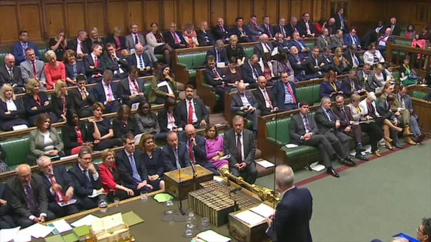 La Cámara de los Comunes del Parlamento del Reino Unido durante el debate del Brexit, 11 de septiembre de 2017.