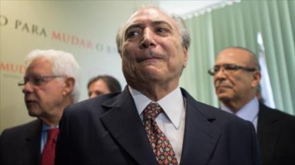 Policía de Brasil: Temer practicó delito de organización delictiva