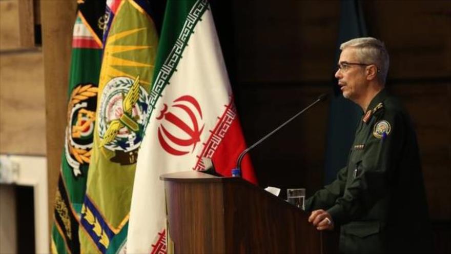 El general de división Mohamad Husein Baqeri, jefe del Estado Mayor de las Fuerzas Armadas de Irán.