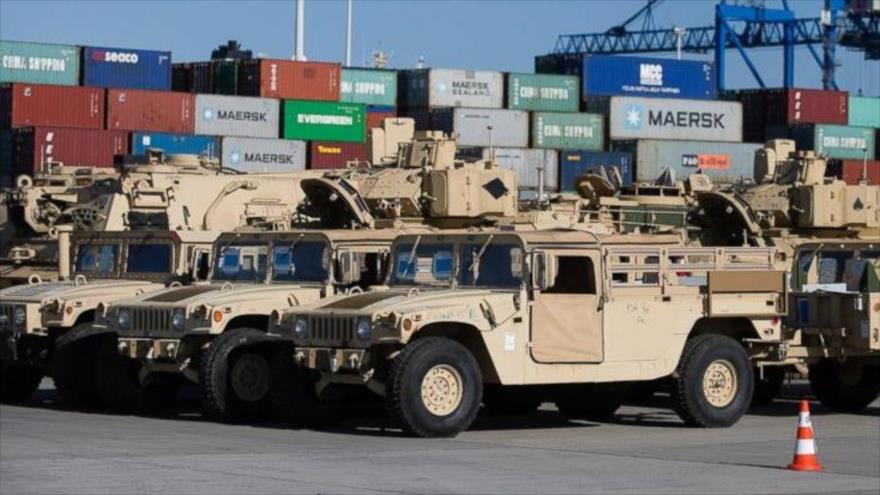 EEUU envía equipo bélico a Polonia en medio de tensión con Rusia
