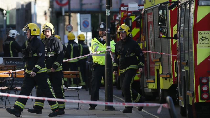 Primeras imágenes: Varios heridos por explosión en metro de Londres