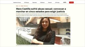 Mexicanos exigen justicia por el asesinato de Mara Castilla