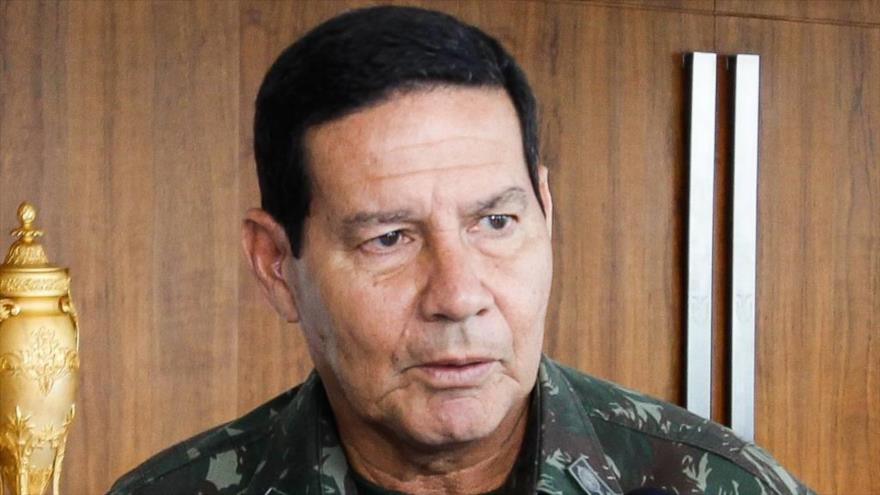 El secretario de economía y finanzas del Ejército brasileño, general Antonio Hamilton Martins Mourão.