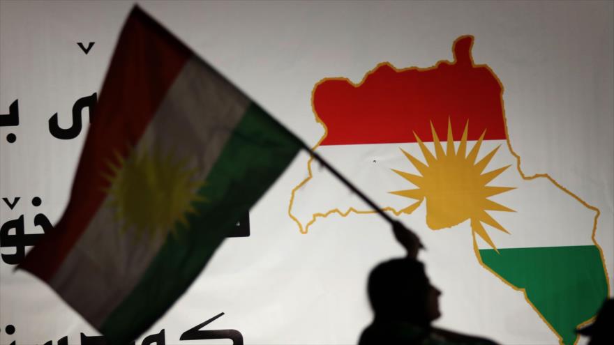 Un evento pro-separatista celebrado en Erbil, capital de la región semiautónoma del Kurdistán iraquí, 20 de septiembre de 2017.