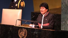 Morales acusa a EEUU de continuar con el ‘diablo en casa’