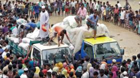 Budistas atacan carga humanitaria de Cruz Roja para rohingyas