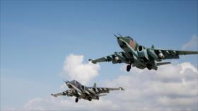 Aviones Su-25 de Rusia salvan a policías rusos en Siria