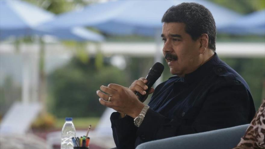 El presidente de Venezuela, Nicolás Maduro, en el estado de Argaua, 21 de septiembre de 2017.