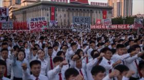 Norcoreanos respaldan a Kim Jong-un frente a ataques de EEUU