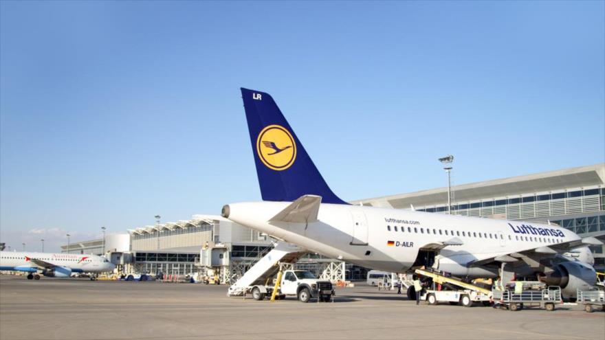 Aeropuerto internacional de Erbil, en Kurdistán iraquí.