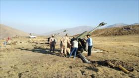 Fuerzas iraníes inician simulacros de fuego con artillería pesada