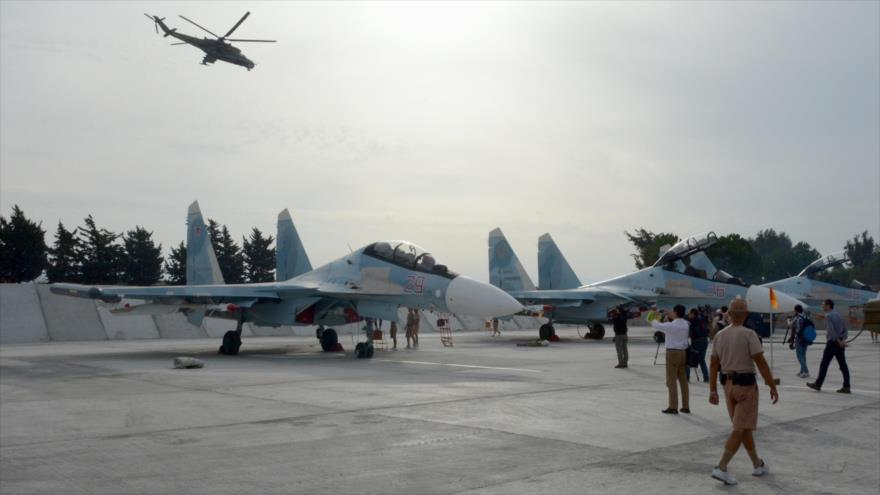 Base aérea rusa Hmeimim, en la provincia occidental siria de Latakia.