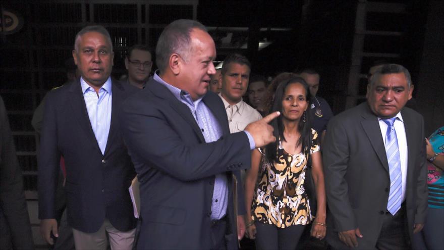 El primer vicepresidente del Partido Socialista Unido de Venezuela (PSUV), Diosdado Cabello.