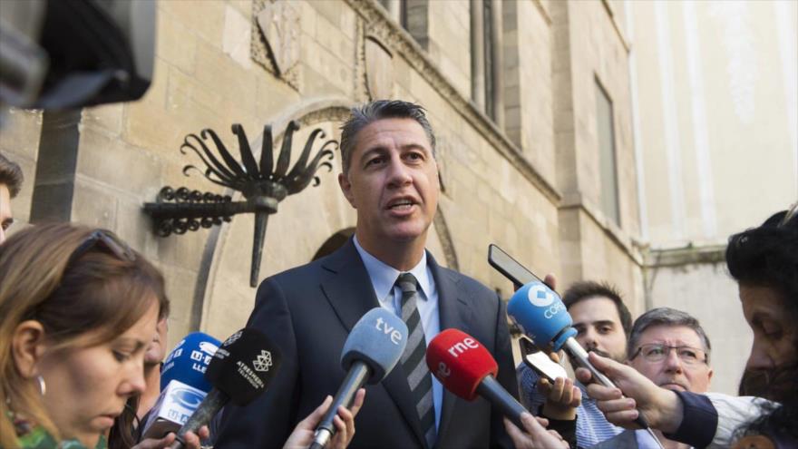 El presidente del Partido Popular (PP) de Cataluña, Xavier García Albiol.