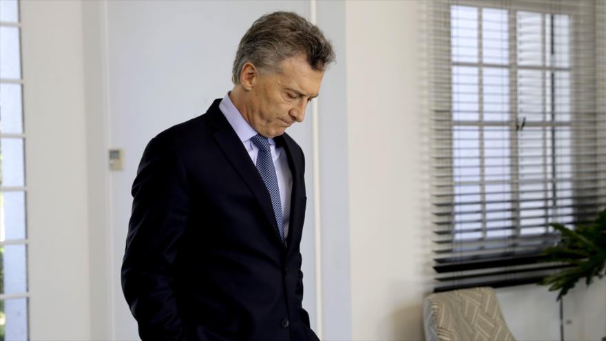 El presidente argentino, Mauricio Macri, en la Casa Rosada, Buenos Aires, 15 de agosto de 2017.