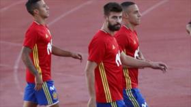 Vídeo: Gritos contra Piqué en el entrenamiento de la Roja