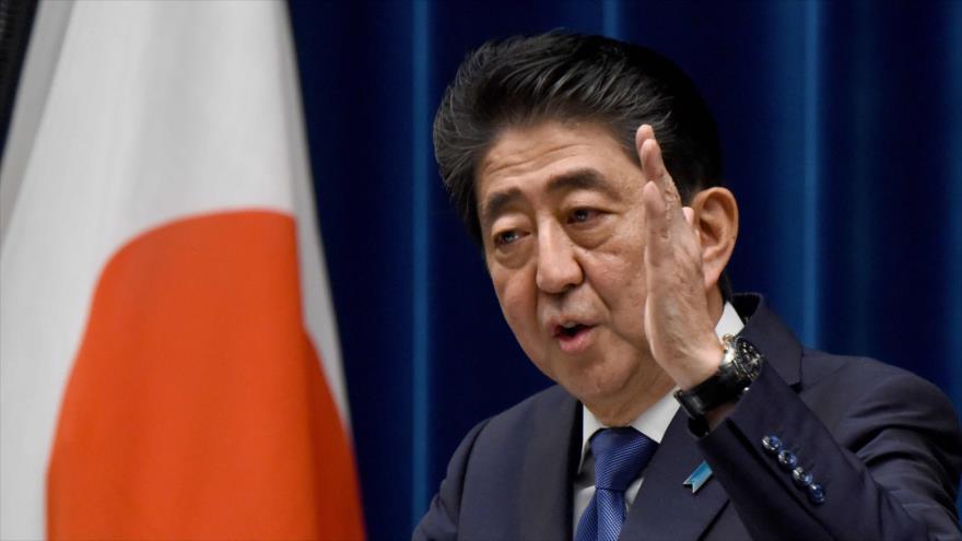El primer ministro japonés, Shinzo Abe, ofrece una rueda de prensa en Tokio, capital nipona, 25 de septiembre de 2017.